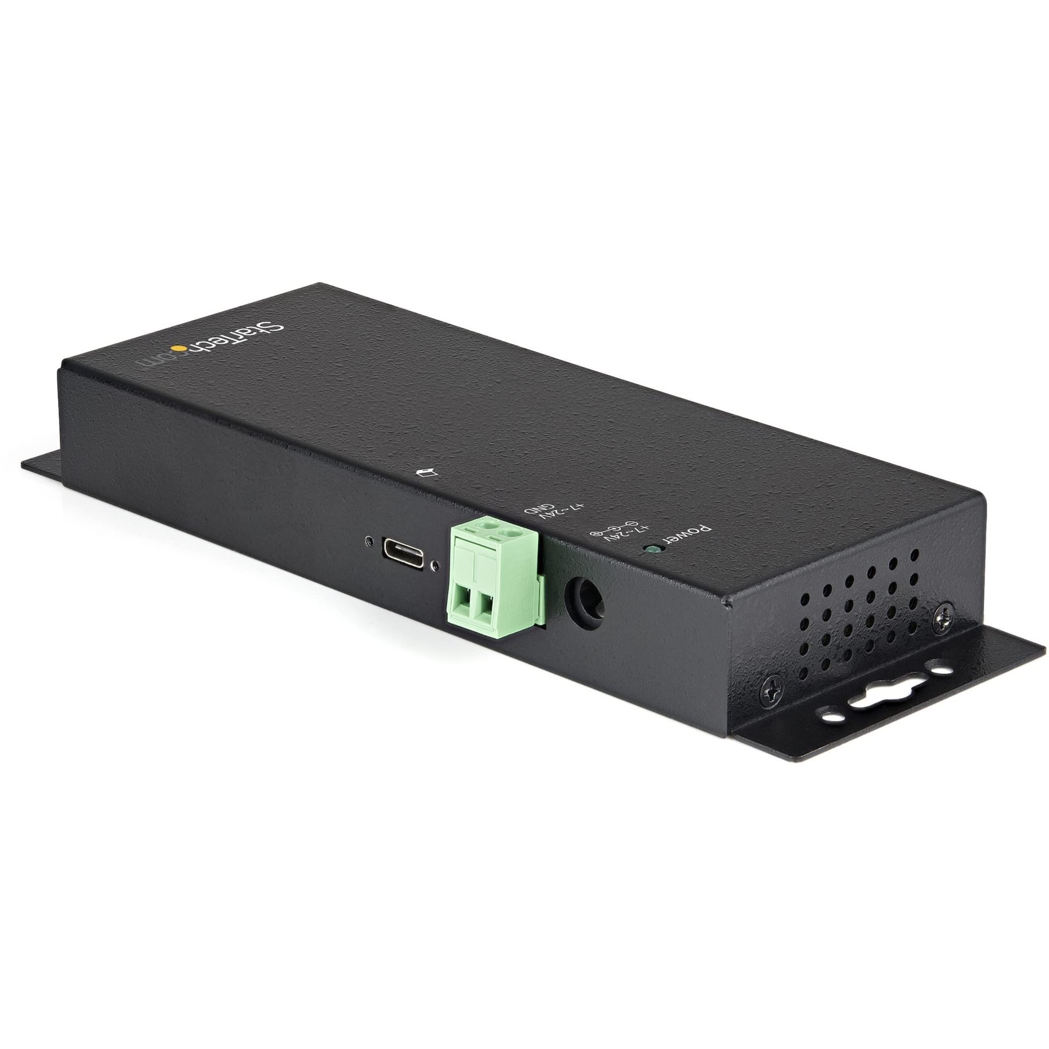 StarTech 4-Port USB-C Hub 10Gbit/s, 3x USB-A 1x USB-C, Metall (HB31C3A1CME) | Industrieller USB-Hub, ESD-Überspannungsschutz, Montierbar, USB 3.2 Gen 2, USB-C oder USB-A Host