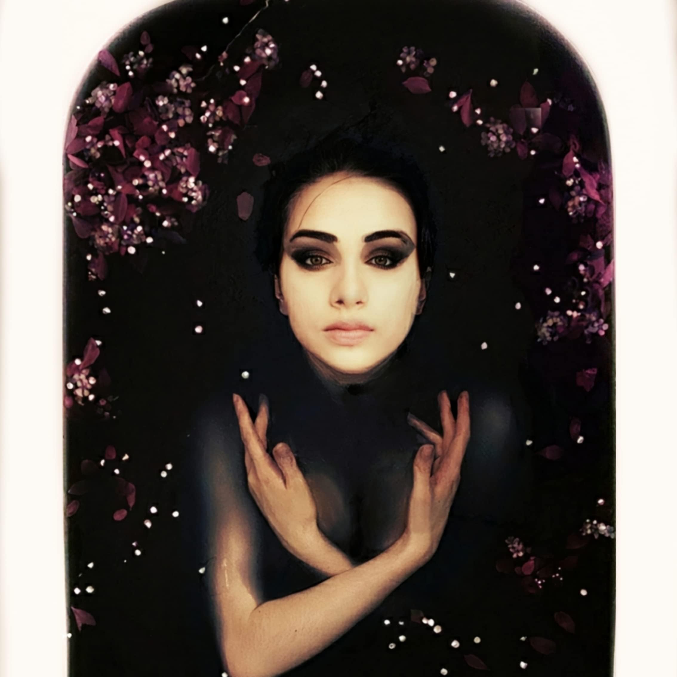 TIPSY CAT Paint it Black Bath Bomb | Goth/Gothic Bath Bomb