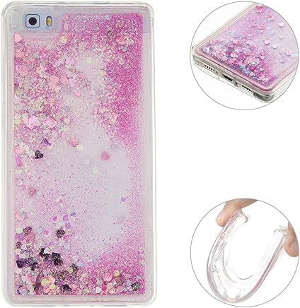 Huawei P8 Lite Fundas Rosa Arena Movediza Lentejuelas Concha Blanda, Moon mood? 3D Moda Fluido L?quido Bling Quicksand Estrellas Ultra Trasero CasoProtectora Funda Huawei P8lite 5.0 pulgadas Huawei P8 Lite Fundas Rosa Arena Movediza Lentejuelas Concha Blanda, Moon mood? 3D Moda Fluido L?quido Bling Quicksand Estrellas Ultra Trasero CasoProtectora Funda Huawei P8lite 5.0 pulgadas