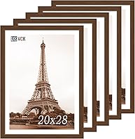 Vista 45 de VCK Marco para póster con plexiglás pulido, juego de 5 formatos horizontal y vertical, incluye piezas metálicas para colgar, 18 x 24 pulgadas