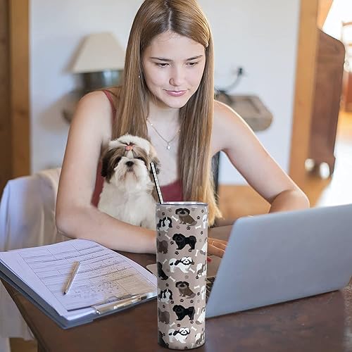 Miniatura 8 de Shih Tzu Regalos para mujeres, vaso Shih Tzu, regalos para amantes de los perros, regalo para perros, tazas de café de viaje Shih Tzu para bebidas