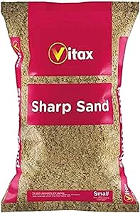 4kg Sharp Sand - For Screeds, Renders Or Concrete - Perfect for Laying ...