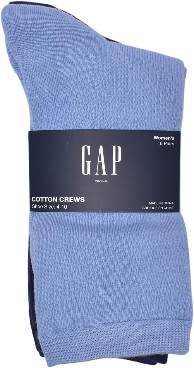 GAP Women's Crew Socks, Multi-Pack Adult Socks, Soft & Stretchy, Comfortable