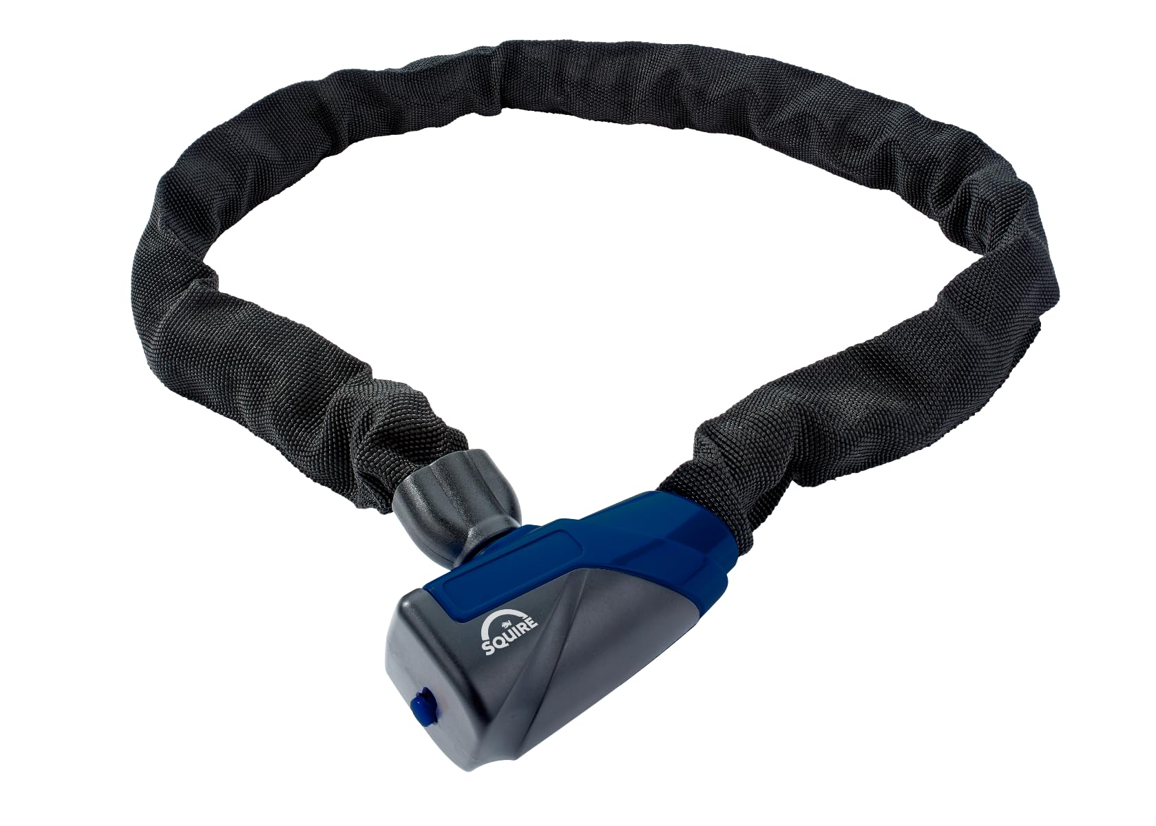 Squire Locks Kilda CN 6/900 Integrated Lightweight Bicycle Lock & Chain – Bike Chain Lock with 3 Keys – Tough Bike Lock & Chain – 900 mm Locking Length – 6 mm Diameter Hardened Steel Links