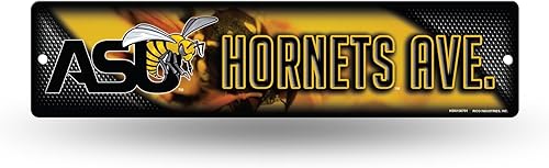 Miniatura 128 de NCAA Rico Industries Placa de calle de plástico Placa de calle de plástico de 4" x 16" Color del equipo,Alternativo,Champ,man