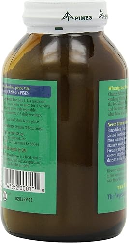 Miniatura 4 de Pines International Hierba de trigo en polvo, 10 onzas