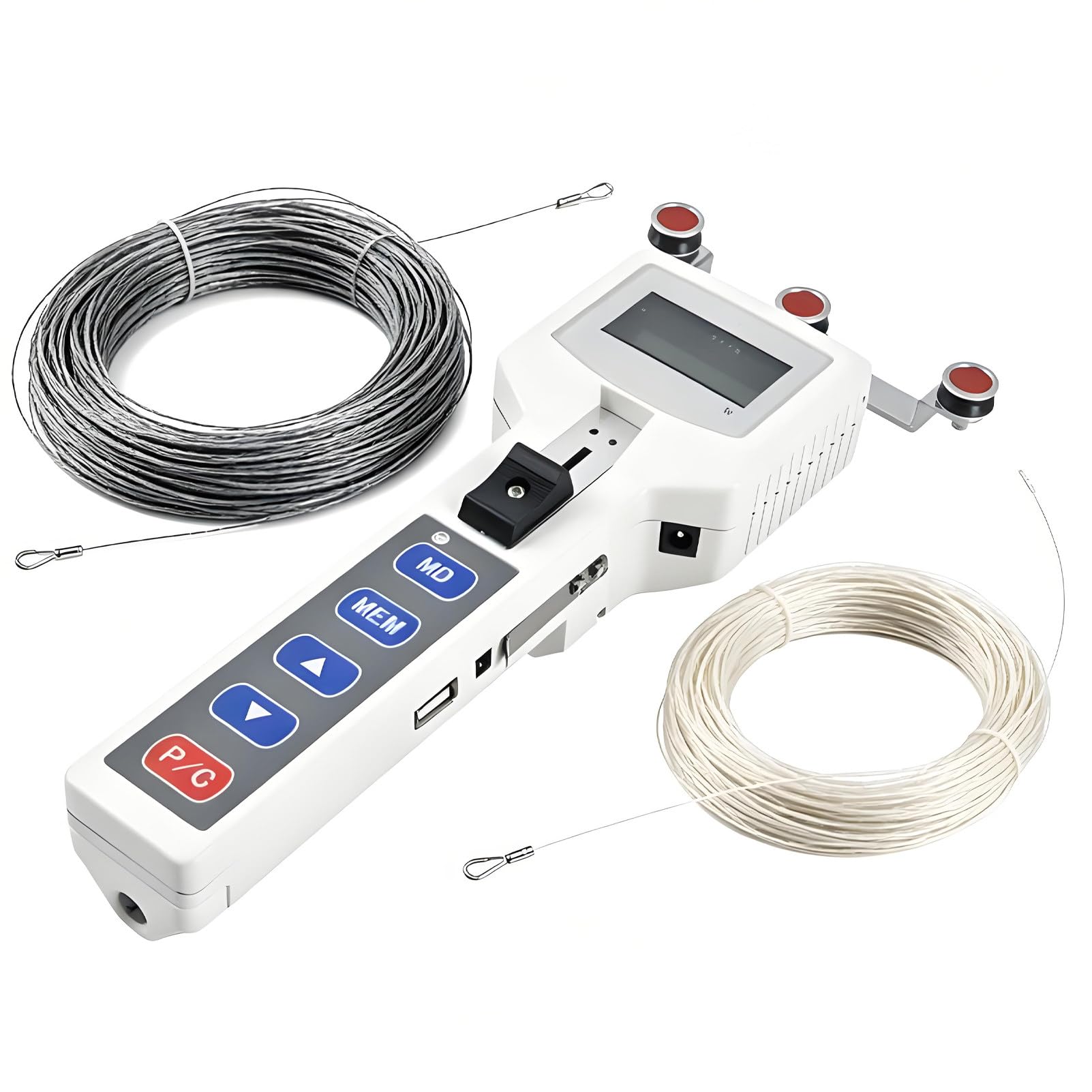 Digital Tension Meter,Handheld Digital Gauge for Tension of Wire Cable 10K