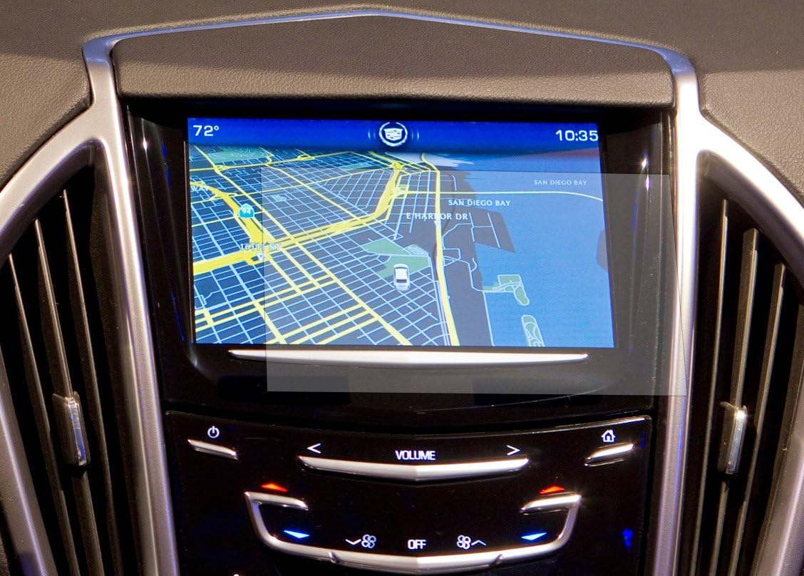 Screen Protector (Set of 2) for 2014 2015 2016 2017 2018 2019 Cadillac ATS 8" CUE Touch Screen Display Navigation System Anti Glare Anti Scratch Filters UV