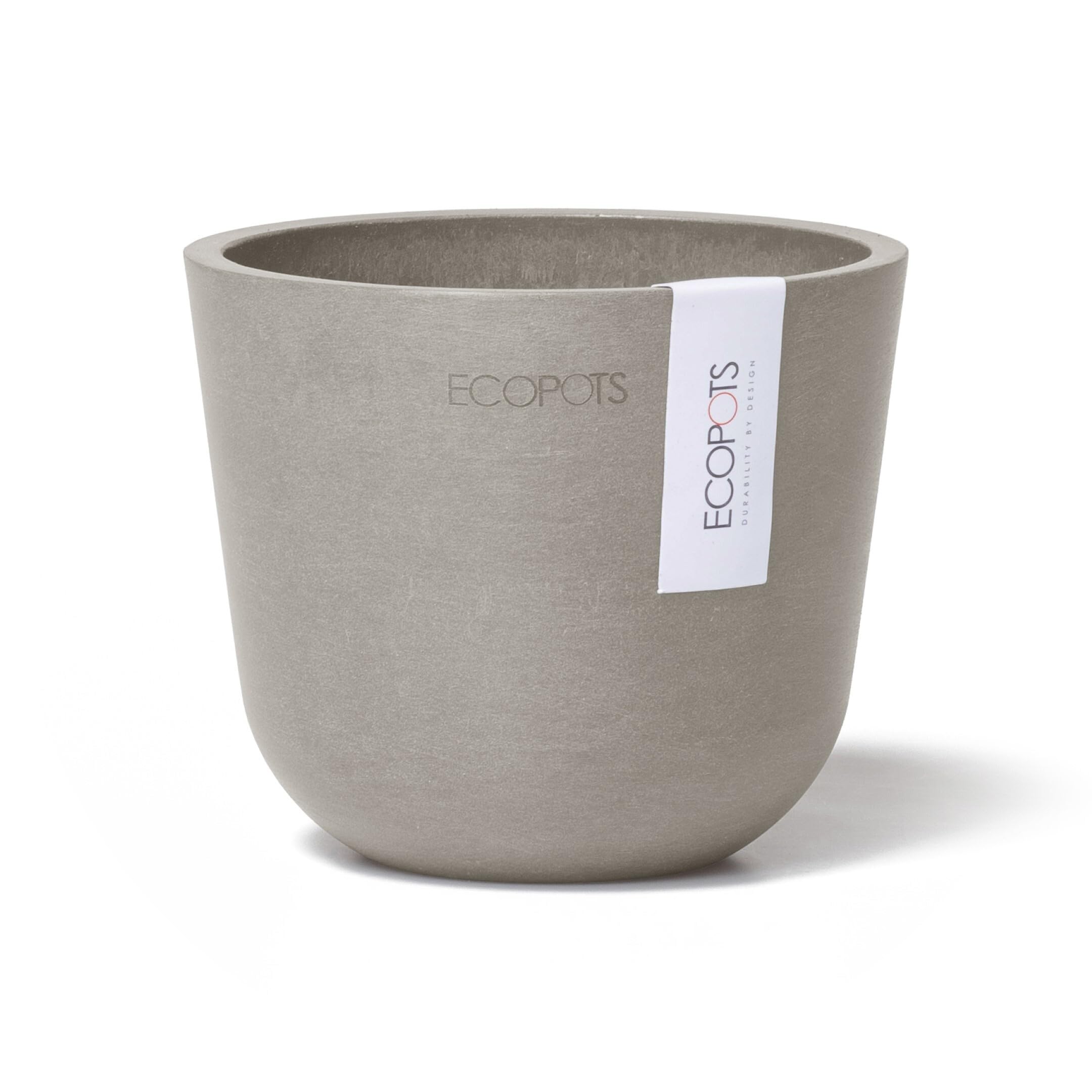 ECOPOTS 植木鉢 Oslo(トープ色) 直径45cm AND PLANTS