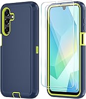 Vista 25 de Qinmay Funda para Samsung Galaxy A16 5G con protector de pantalla HD, resistente, a prueba de golpes y caídas, funda de 3 capas para Galaxy A16
