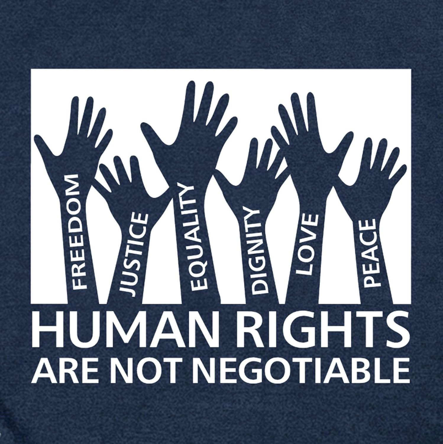Women Equality T-Shirts Human Rights are Not Negotiable Printed Shirt Freedom Justice Tee Tops - Image 5
