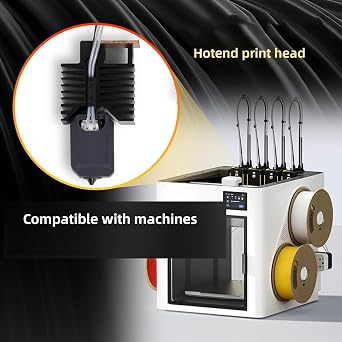 Fafeicy 0.4mm High Flow Hotend Kit for Snapmaker U1 3D Printer, 48W Ceramic Heater, 300°C Compatible