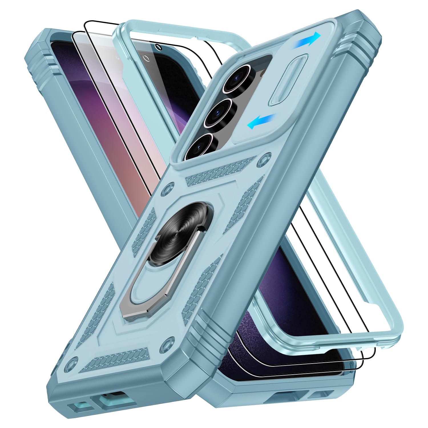 Coque Samsung S23 antichoc pour éviter les rayures avec 2 verres - 8