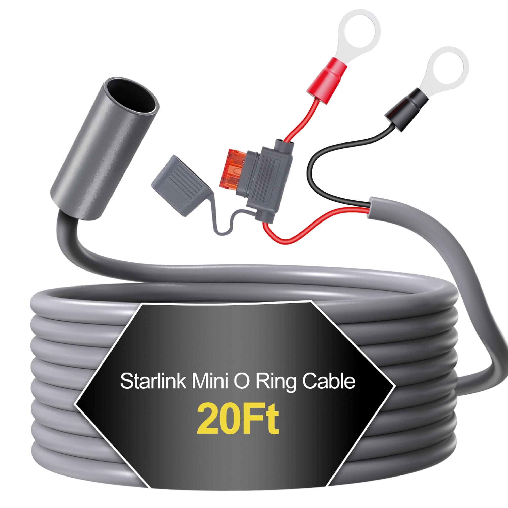 Adaptador Starlink Mini soluciona cortes de energia con cable DC extension impermeable