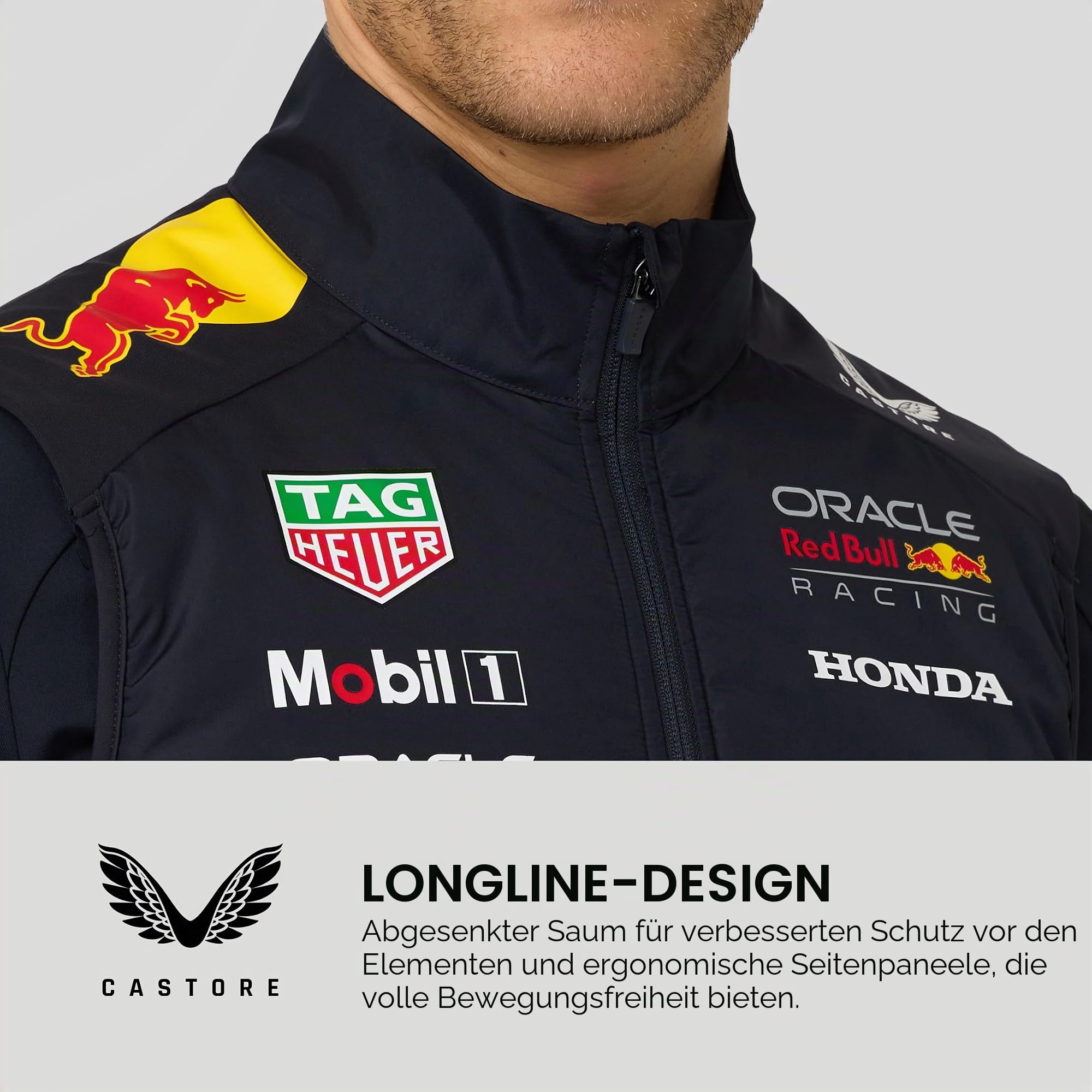 Castore Unisex Red Bull Racing F1 Team Gilet Jacket Hybrid-Weste (1er Pack)