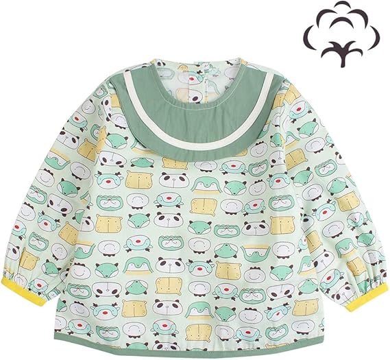 Amazon Co Jp Xiaohawangスモック ベビー 食事エプロン 長袖スモック 女の子 綿 防水エプロン 男の子 離乳食エプロン 保育園 汚れ守り 遊び用 80 90 100 110 グリーン 動物柄 100cm ベビー マタニティ Amazon Co Jp Xiaohawangスモック ベビー 食事エプロン 長袖スモック 女の子 綿 防水エプロン 男の子 離乳食エプロン 保育園 汚れ守り 遊び用 80 90 100 110 グリーン 動物柄 100cm ベビー マタニティ