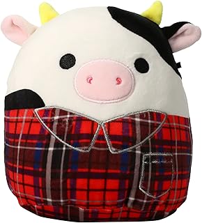 Squishmallows Kellytoy Plush 7.5" Connor The Cow – Harvest Squad – Ultrasoft Stuffed Animal Toy Soft Squishy Plush Toy (Connor The Cow)