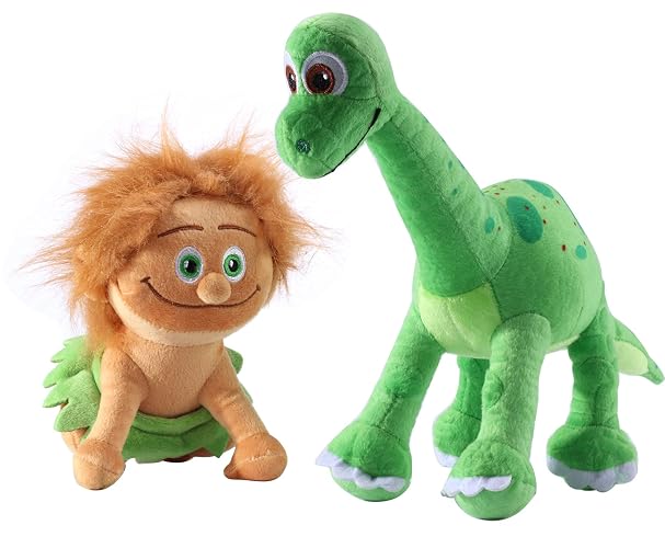The Good Dinosaur Plush Toys Stuffed Animals Play Set (2 Pack)