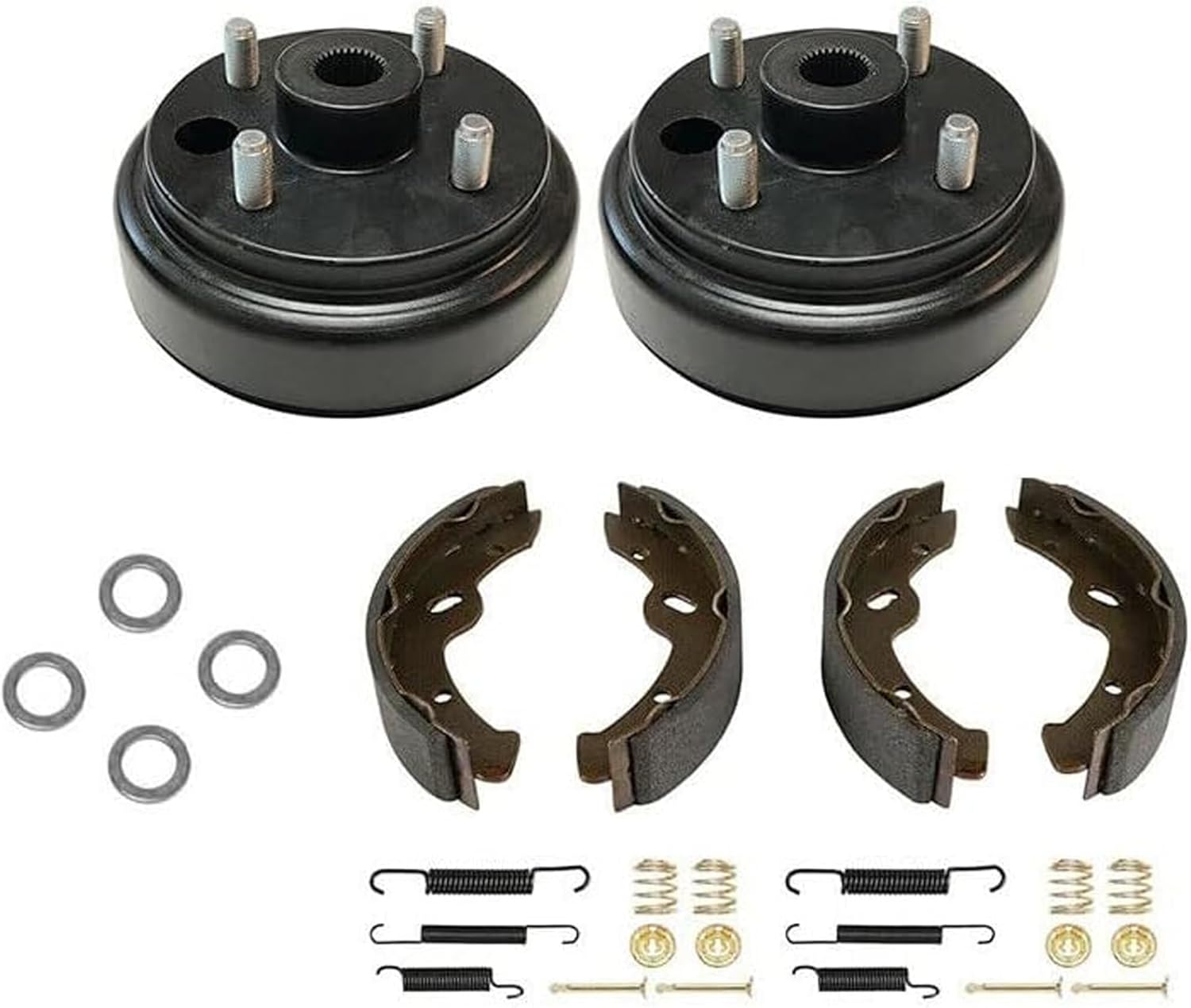1x EZGO Brake Hub Drum 30 Teeth Die Casting Fine Splined For gas 4 cycle 91-Up, RXV GAS, Marathon, Medalist, Shuttle 4/6, ST Express/Sport II, MPT, Workhorse, OEM# 21807-G1 21807G1 41843-94