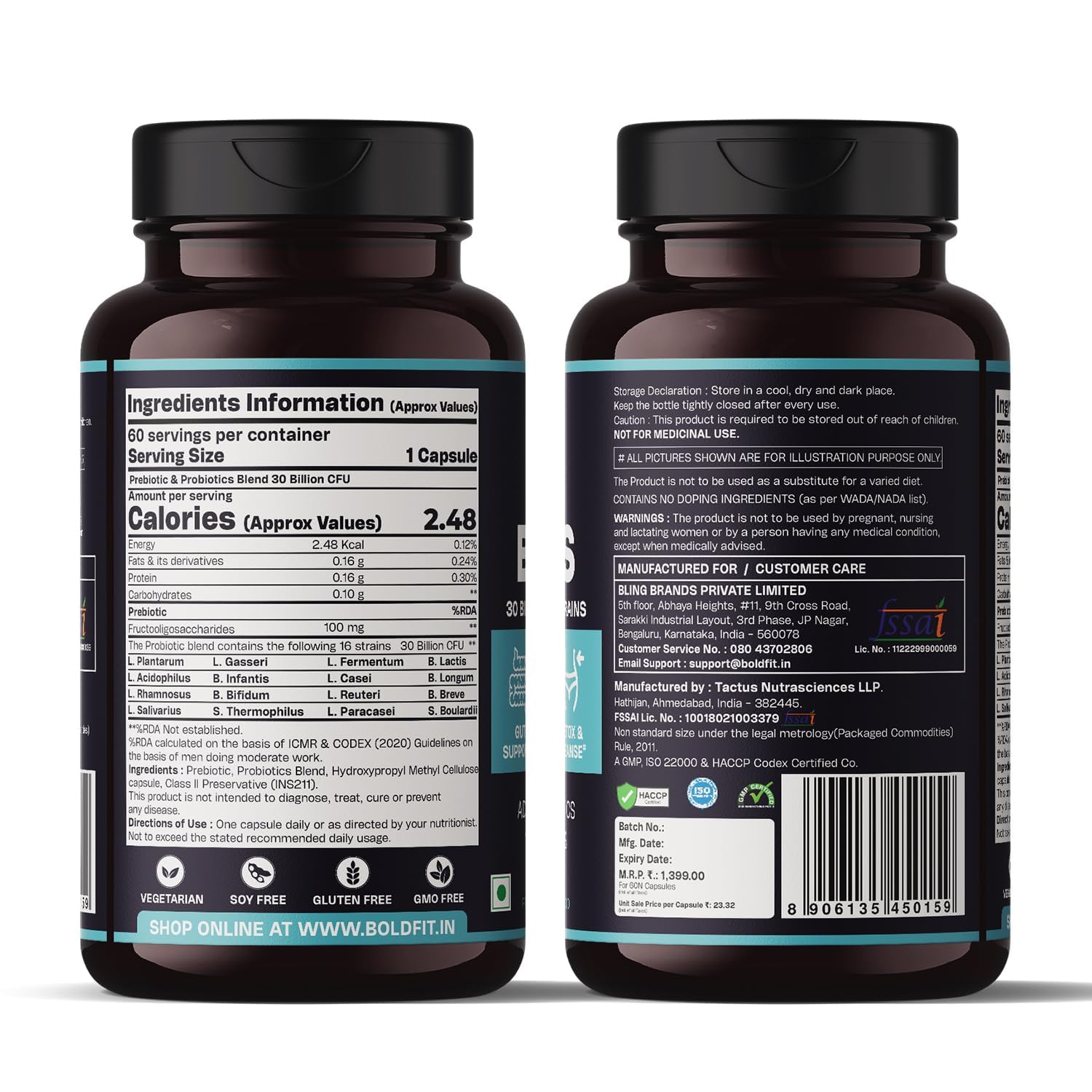 Boldfit Probiotics Gut Health Supplement 30 Billion CFU with 16 Strains & Prebiotics Supports Digestive Health, Immune Function, and Overall Wellness - 60 Vegetarian Capsules for Men & Women. Boldfit Probiotics Gut Health Supplement 30 Billion CFU with 16 Strains & Prebiotics Supports Digestive Health, Immune Function, and Overall Wellness - 60 Vegetarian Capsules for Men & Women.