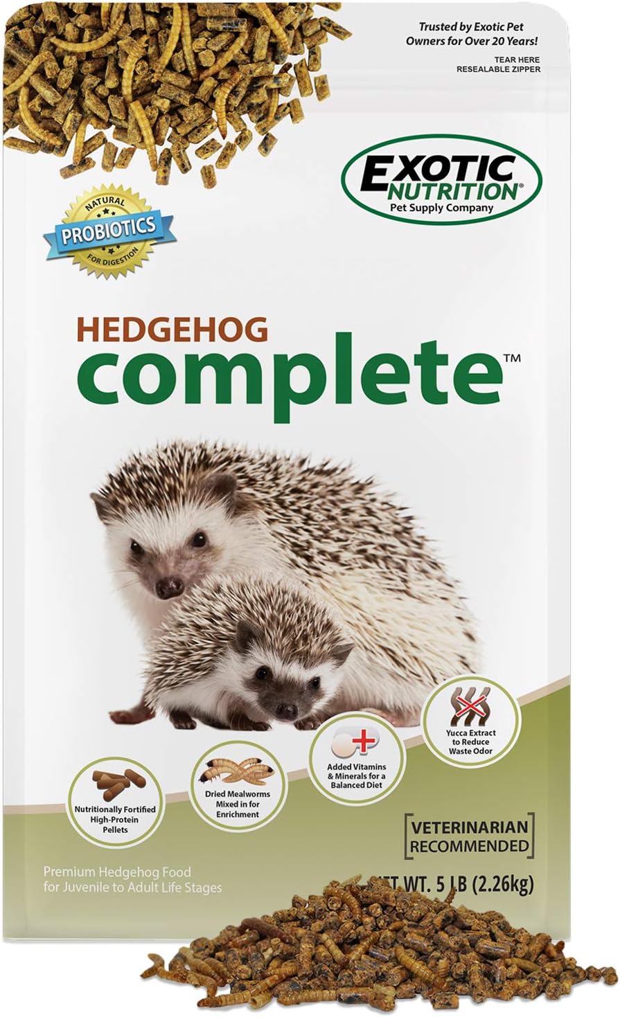 EXOTIC NUTRITION Hedgehog Complete - 5LB (2.27kg)