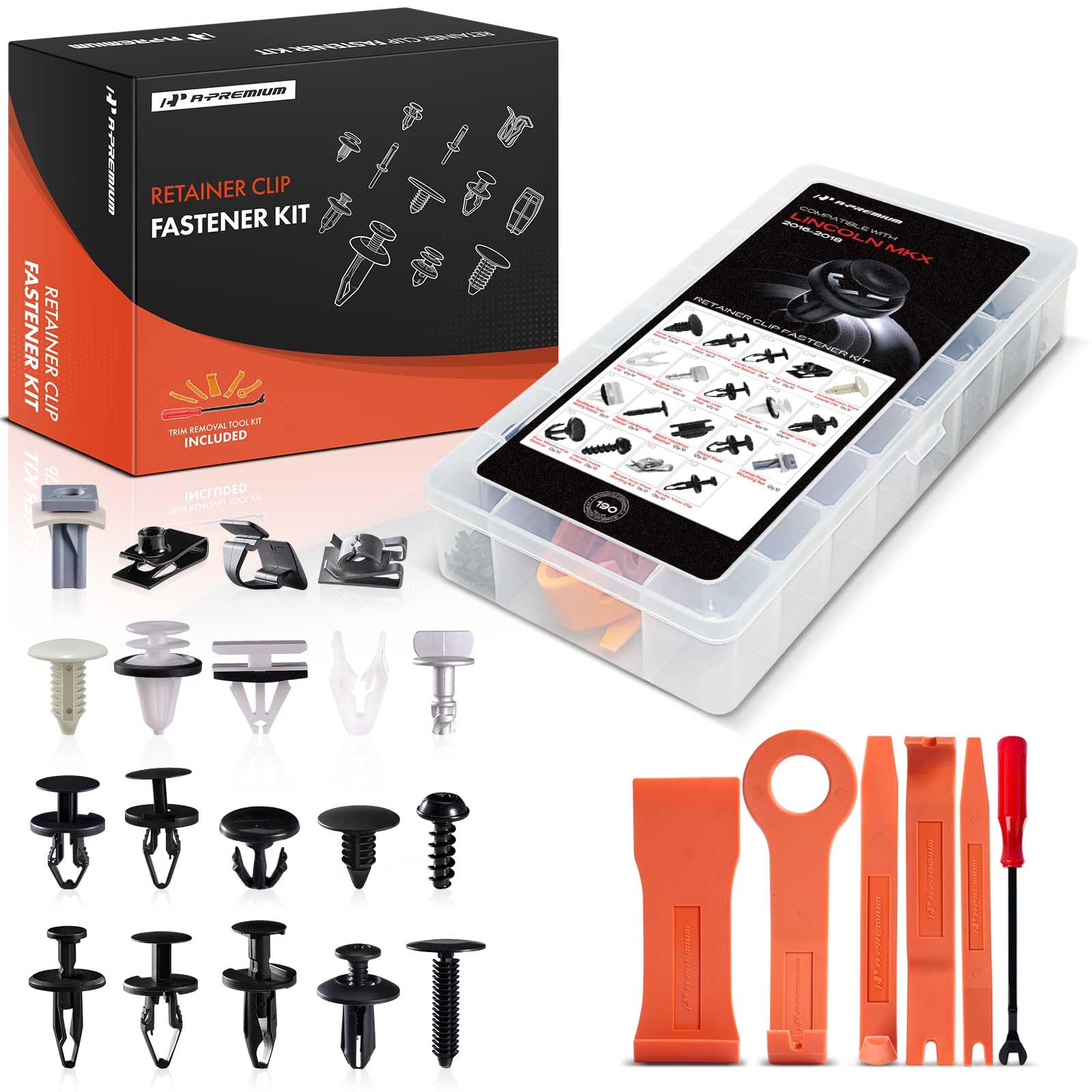 Amazon.com: A-Premium 190PCS (18-Type) Car Retainer Clips Kit