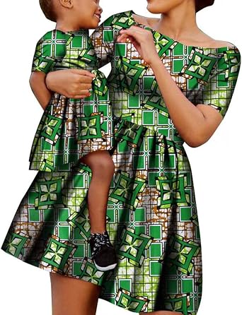 Amazon.com: African Mommy and Me Dress 