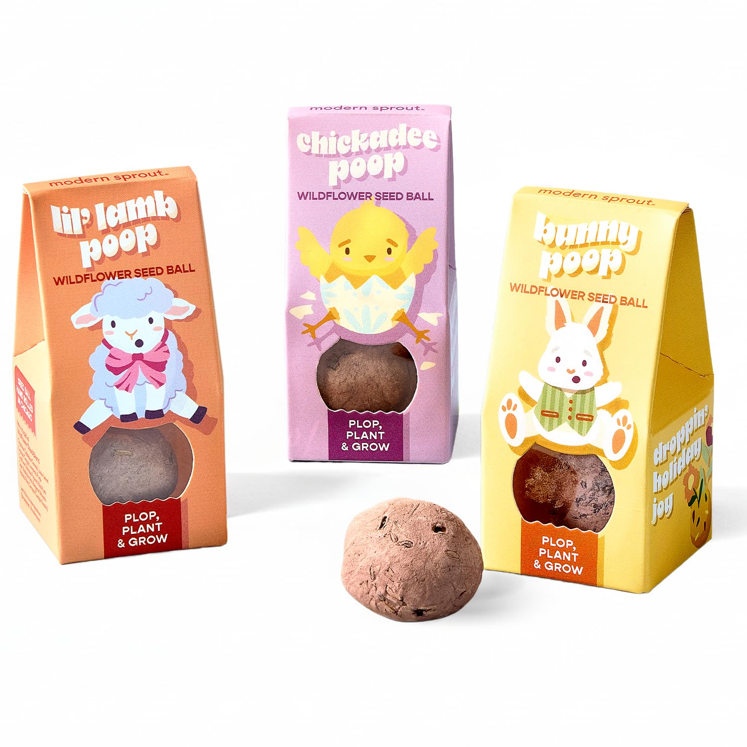 Modern Sprout Wildflower Seed Ball Poop