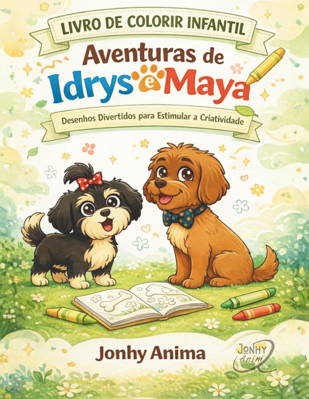 Livro de Colorir Infantil - Aventuras de Idrys e Maya