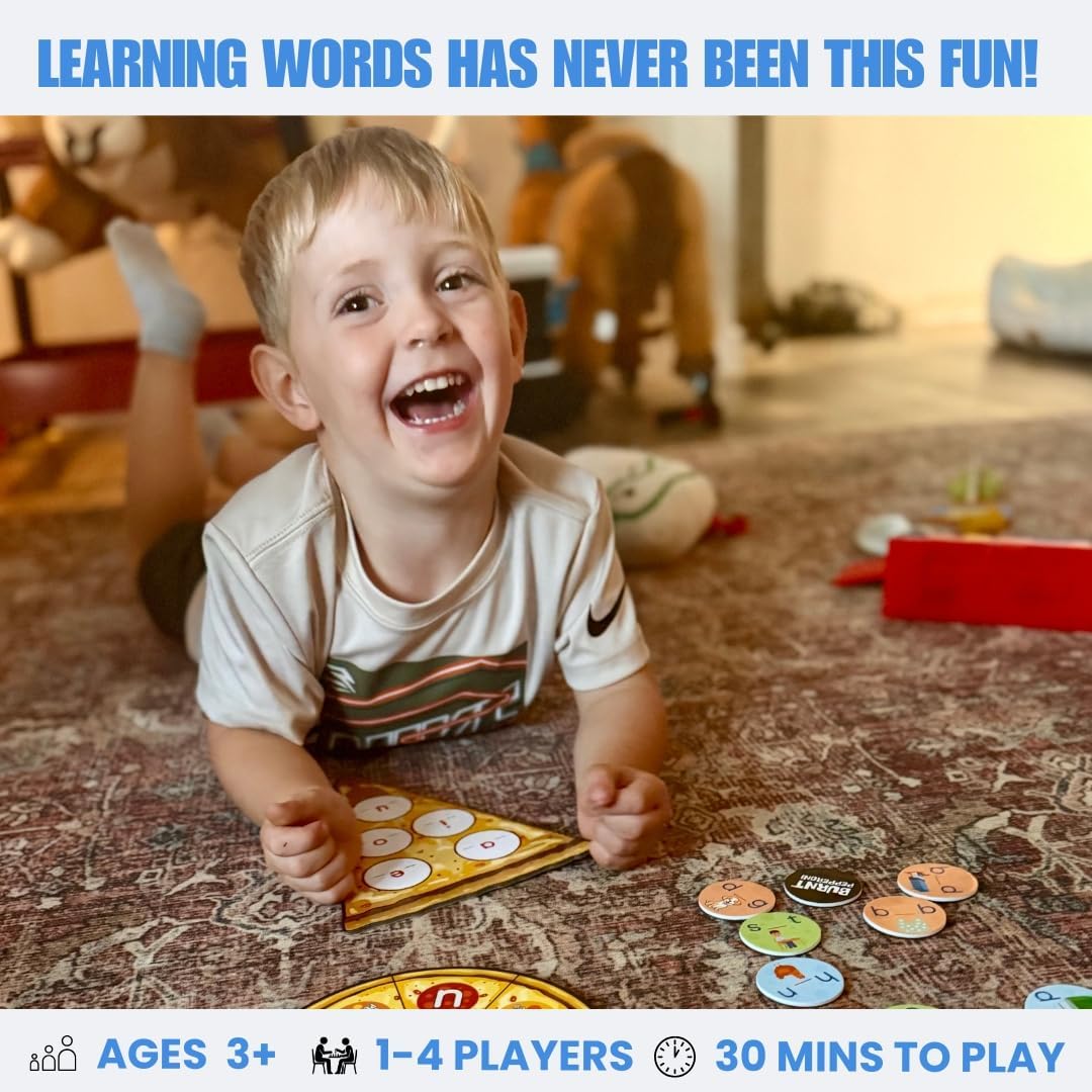 Phonics CVC Word Game - Magnetic Write & Wipe Vowels - Spelleroni Pepperoni by Pidoko Kids - Preschool & Kindergarten, Homeschool, Speech Therapy for Ages 3+