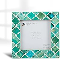 Vista 80 de Marco de fotos chic madreperla hecho a mano vintage 4x6 gris