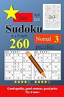 Vista 1 de Star Sudoku 6x9inch Normal-3 260 Puzzles 6x9inch,9x9,2x3
