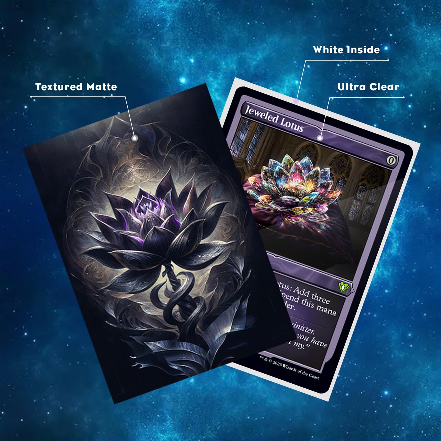 Amazon.co.jp: Hypttior MTGカードスリーブ - ブラックロータス