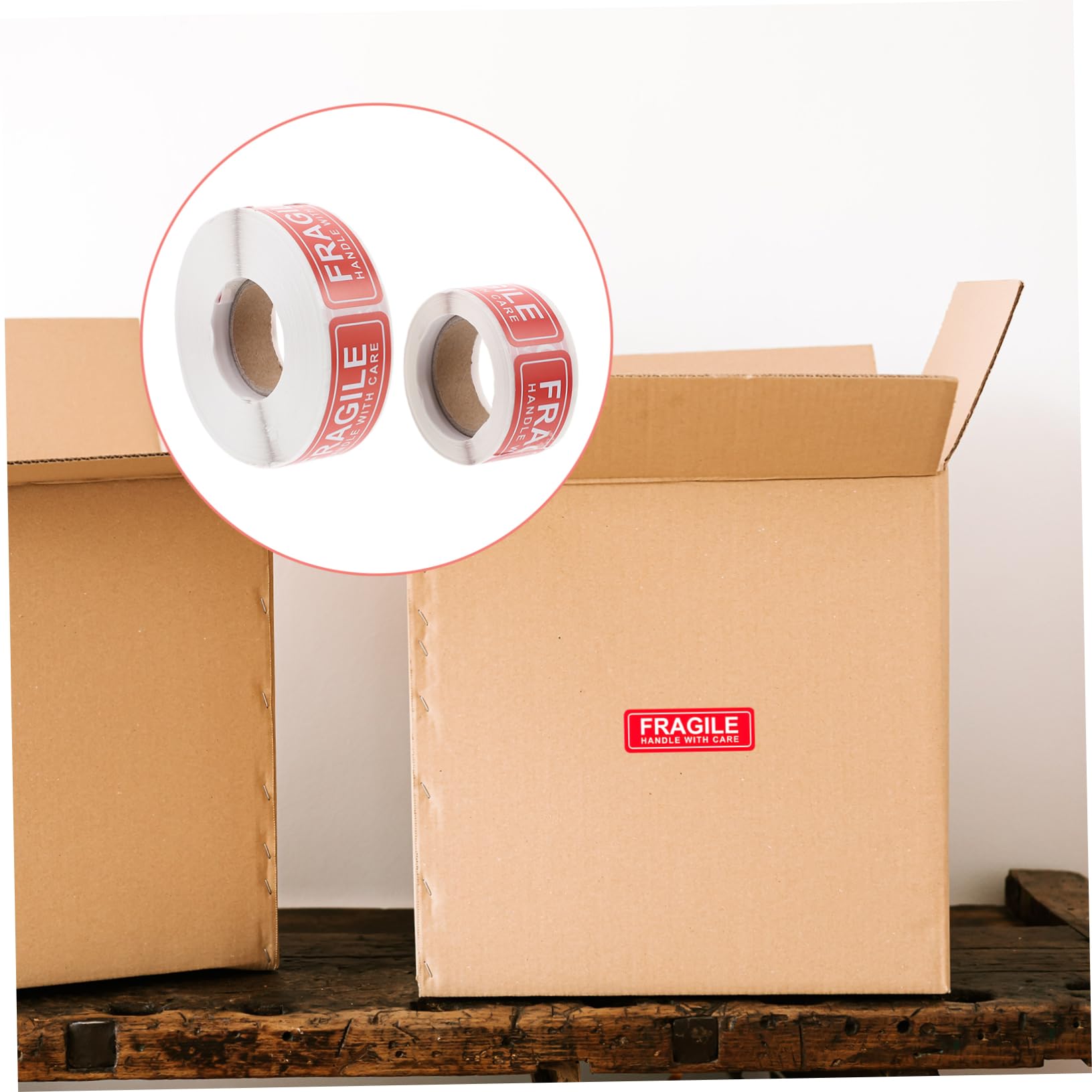 ULTECHNOVO 10rouleaux Autocollants Avertissement Fragile Étiquettes Adhésives Pour Expédition Et Étiquettes De Précaution Pour Colis Fragiles Faciles à Utiliser Et Résistantes
