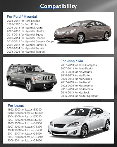 Miniatura 4 de ECCPP 4 espaciadores de rueda de 1 pulgada y 5 lengüetas de 5 x 4.5 pulgadas, 5 x 114.3 pulgadas con pernos de 12 x 1.5 de 3.248 in, aptos para