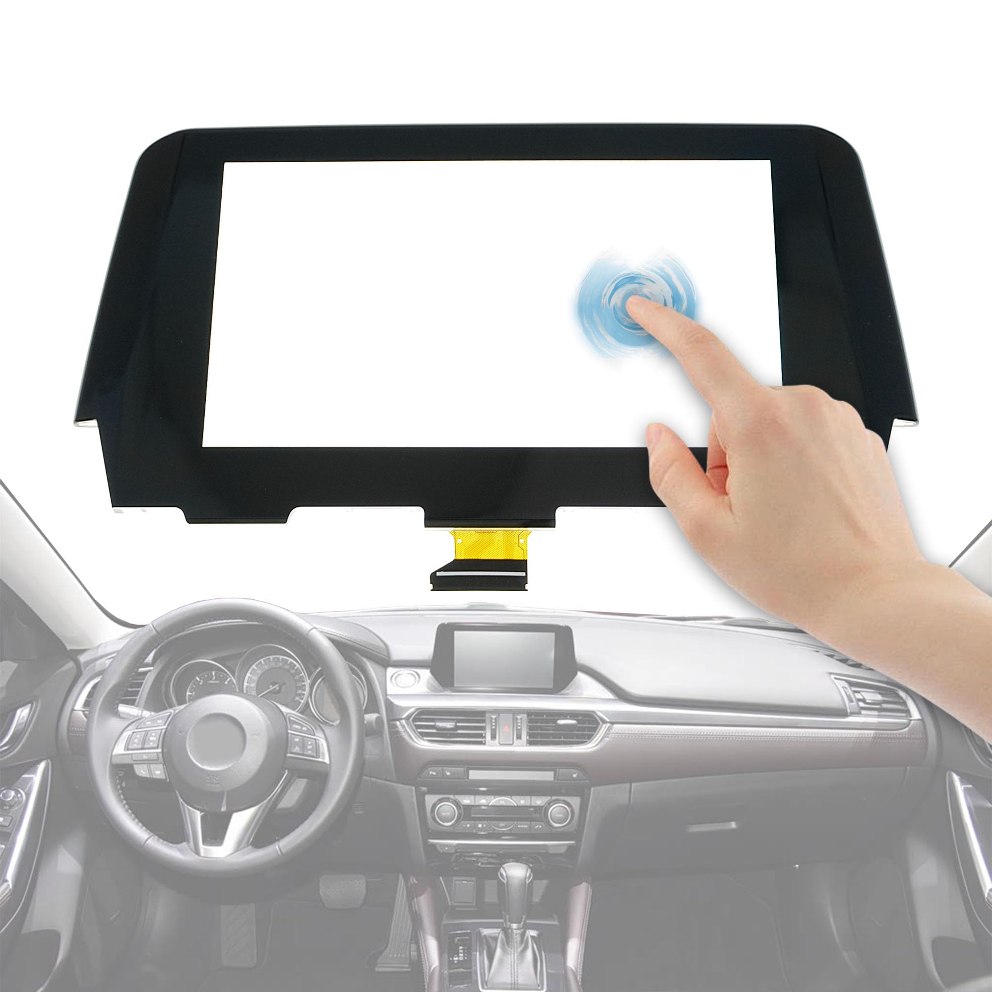 Touch Screen Digitizer Replacement 50-PIN,Anti-Glare Glass Touchscreen