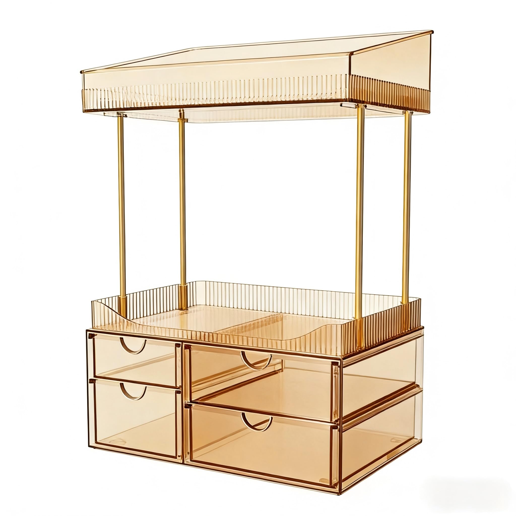 SNSLXH 4 Drawers Makeup Organizer