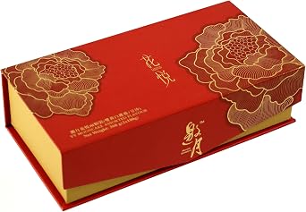 Yao Yue Double Yolk Lotus & Red Bean Paste Flavour Mooncake   2 Pieces Gift Box 2x180g | Traditional Baked Mooncakes with Premium Fillings   Mid-Autumn Festival Gift   360g Total