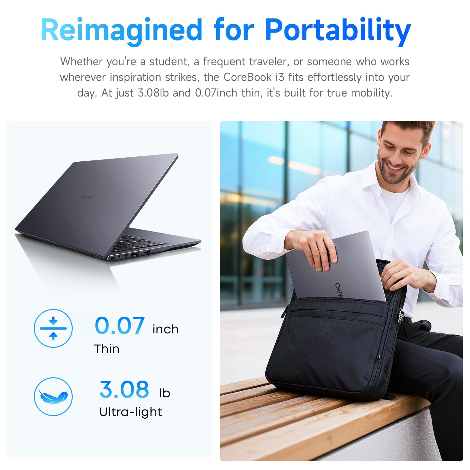 快速！CHUWI HEROBOOK PRO SSD256GB MEM8GB CHUWI HeroBook Pro 14.1 inch Windows 10 Laptop PC, 8G RAM / 256GB