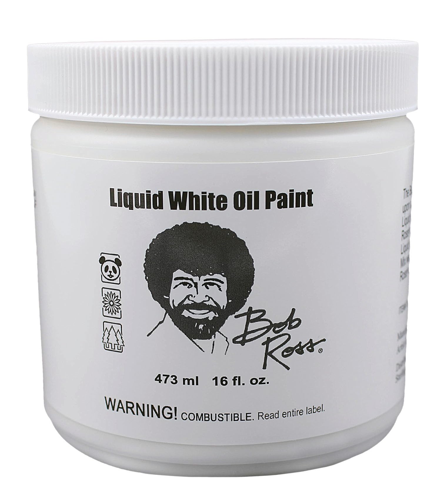 Bob Ross 473 ml farba tytanowa biała