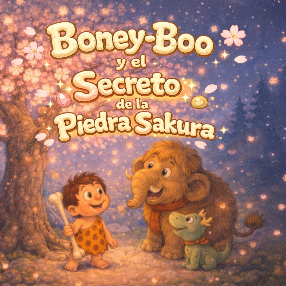 Boney-Boo y el Secreto de la Piedra Sakura: Una dulce historia de primavera sobre una piedra mágica (Boney-Boo (Edición en Español))