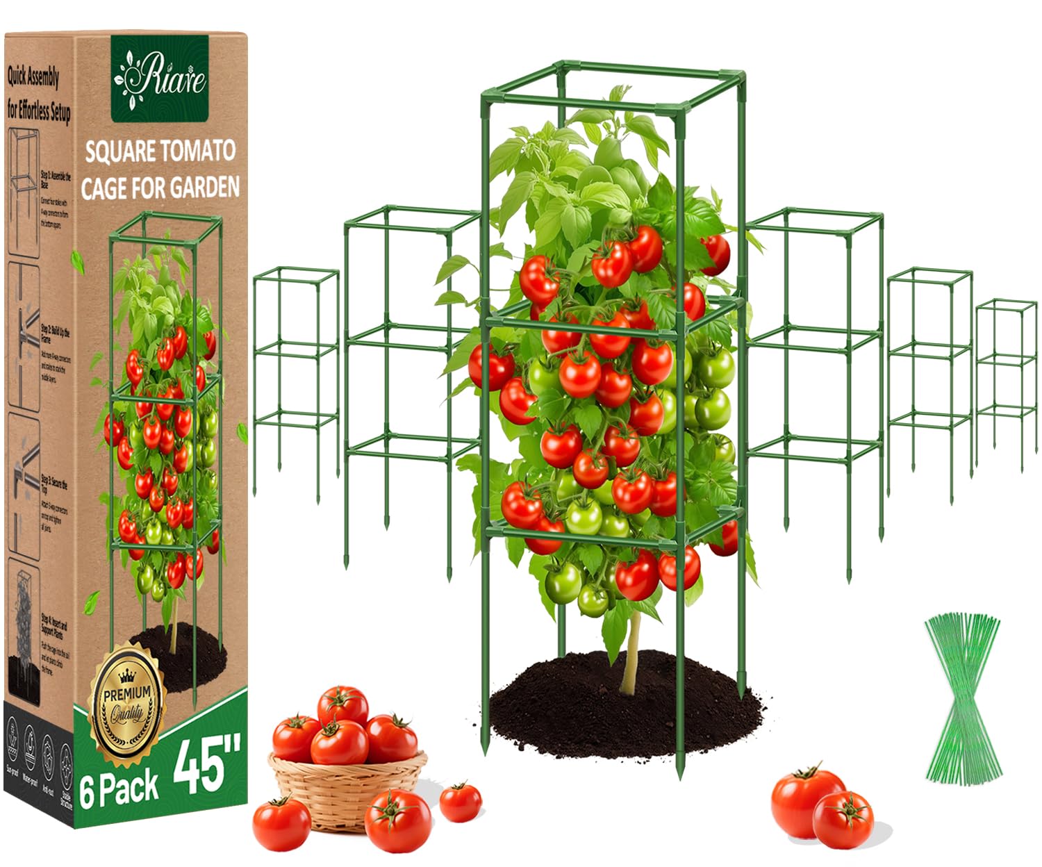 Treillis à tomates Riare anti-affaissement pour lit surélevé