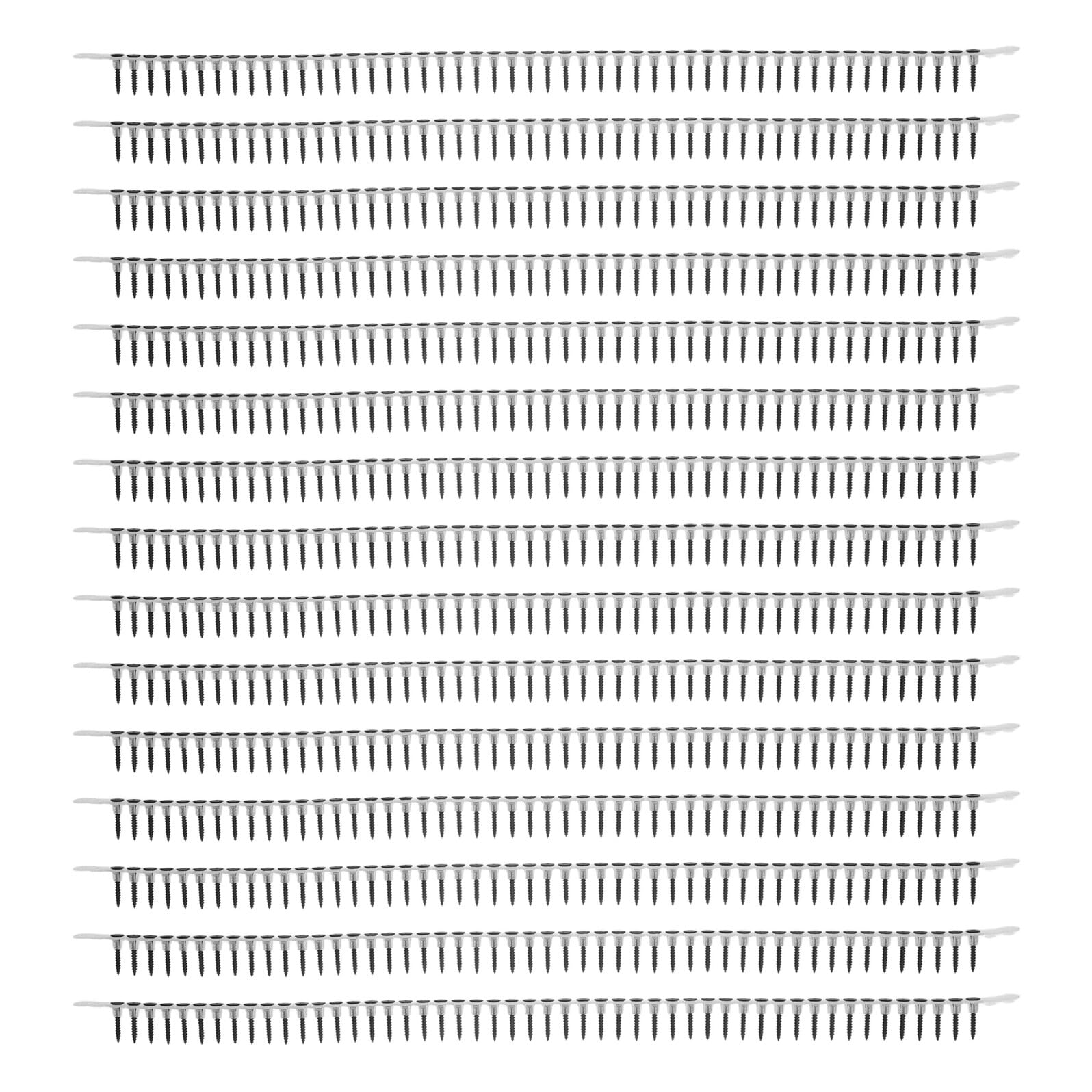 GALPADA Set 1000 Viti Autoperforanti per Cartongesso con Catena in Plastica M3.5x25, Tasselli Autofilettanti per Montaggio a Parete Interna e Fissaggi Resistenti per Mensole e Camper