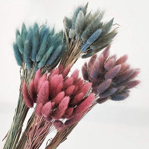 Miniatura 6 de 28 unidades de flores secas naturales de 17 pulgadas de alto, arreglos de flores secas artificiales de caña sintética para boda, jarrón de boda,