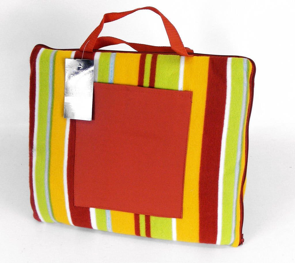 Luxury Picnic Blanket with waterproof backing. Calypso Stripe Amazon