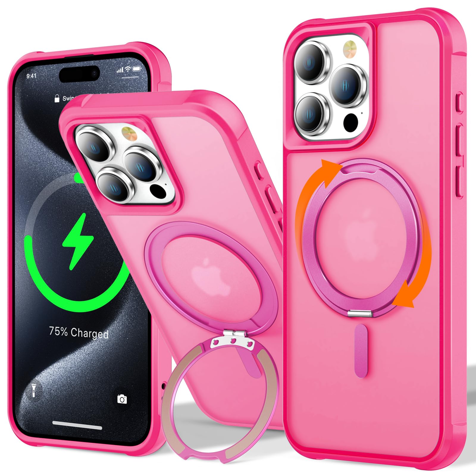 Photo 1 of U UMIONE iPhone 15 Pro Max Case with Stand