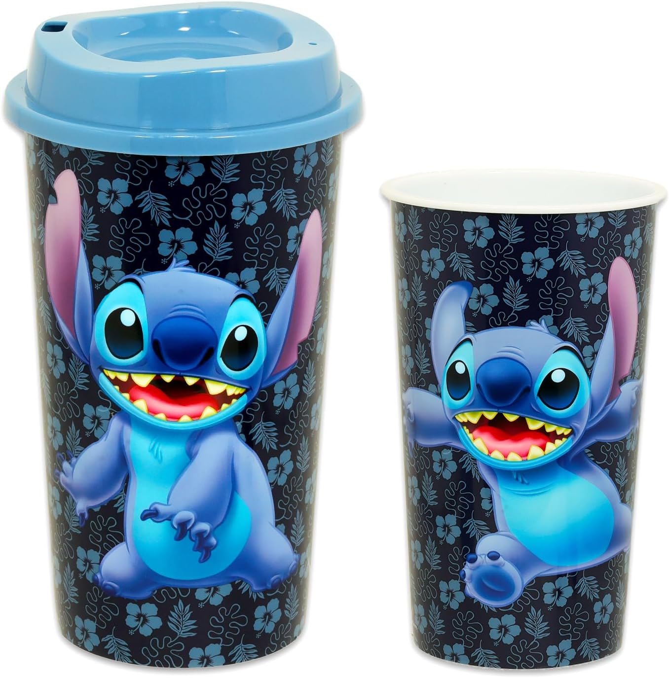 Disney Stitch Travel Cup Set Party Favors Bundle with 6 Tumblers with Lids Plus Stickers and More | Lilo and Stitch Travel Mugs for Girls, Teens, Adults - Image 2