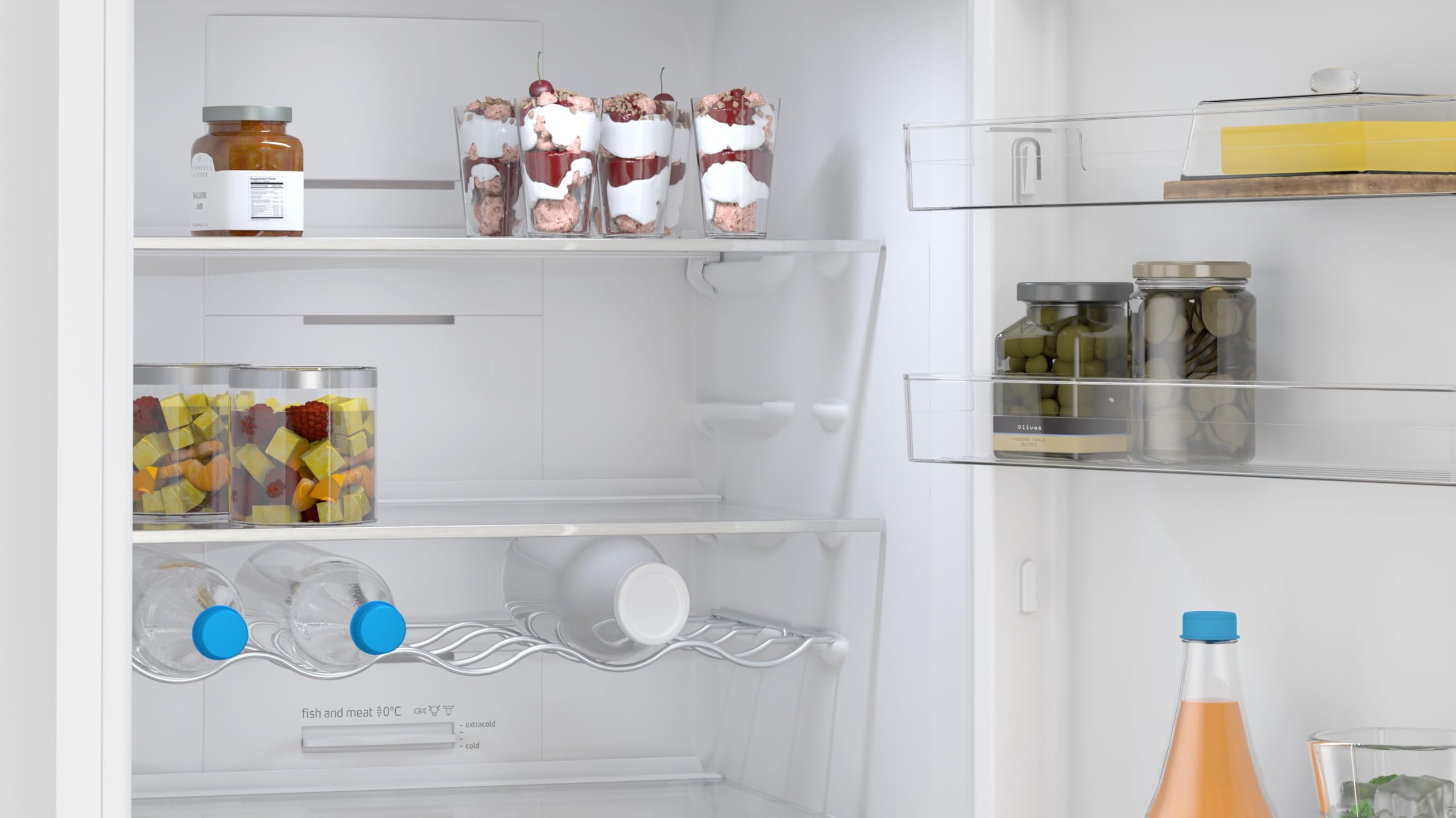 Balay - Frigorífico combinado, NoFrost, Cajón ExtraFresh y ExtraCold, Blanco, 3KFE553WI