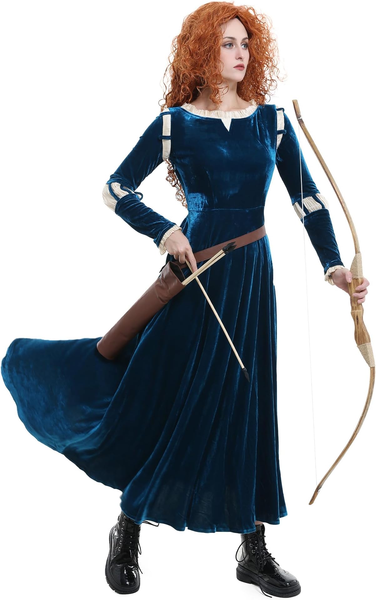 Women's Princess Brave Adult Cosplay Costume with Quiver