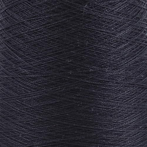 Miniatura 2 de Silk City Fibers, hilo de tejido de algodón mercerizado 102 Perle, color negro
